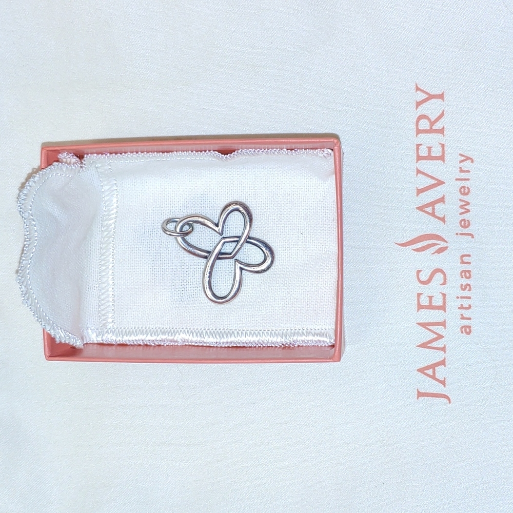 James Avery Butterfly Hearts Pendant
